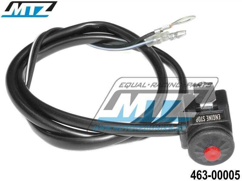 Obrázek produktu Vypínač/Chcípák KAWASAKI KX+KLX+KDX (použitelné jako startovací tlačítko) 463-00005