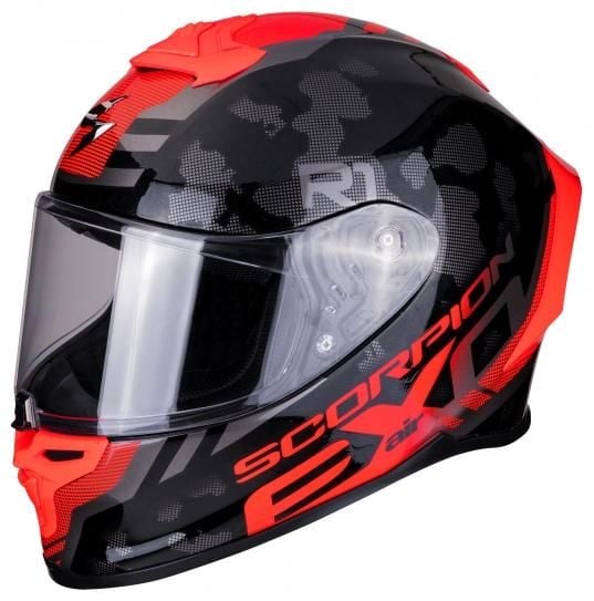 Obrázek produktu Moto přilba SCORPION EXO-R1 AIR OGI černo/červená MCF_11833