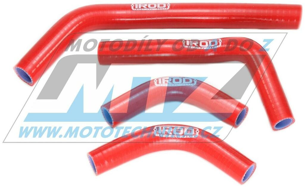 Obrázek produktu Hadice chladiče Honda CRF250R / 04-09 + CRF250X / 04-09 - červené (sada 4ks) IR010005