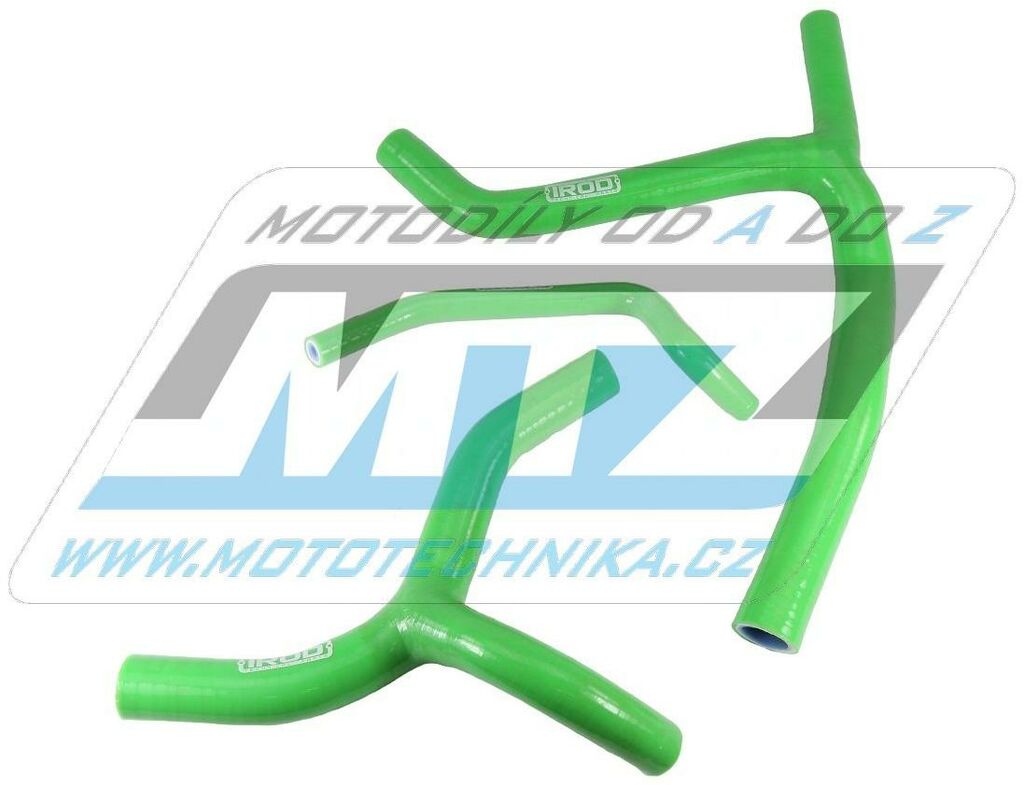 Obrázek produktu Hadice chladiče Kawasaki KXF450 / 06-08 - zelené (sada 3ks) (ir010023-mensi)