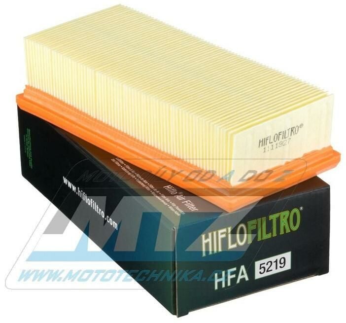 Obrázek produktu Filtr vzduchový HFA5219 (HifloFiltro) - Piaggio X9 500 / 00-10 + 125 Exagon / 00-02 + Gilera 500 Nexus / 03-15 + Malaguti 500 Spidermax / 04-08 HFA5219