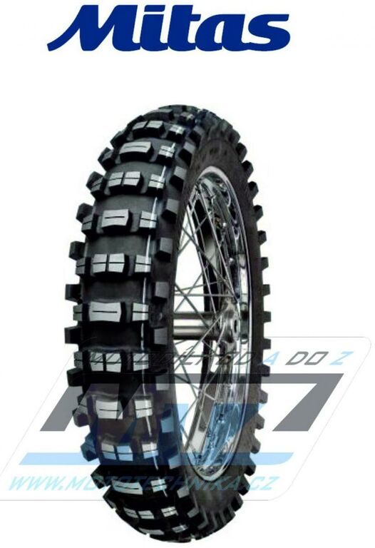 Obrázek produktu Pneu Mitas 120/100-18" XT946 Winter ICE SOFT (bílý pruh) 68M TT - zimní směs Winter Friction P18/120XT946I