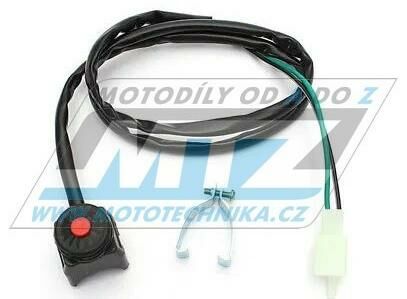 Obrázek produktu Vypínač/Chcípák KAWASAKI KX+KLX+KDX (použitelné jako startovací tlačítko) 463-00005-KUB