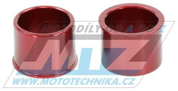 Obrázek produktu Rozpěrky na osu předního kola ZETA ZE93-3994 - Gas-Gas EC125+EC200+EC250+EC300 + EC250F+EC300F+EC450F/ 04-20 - červené ZE933994