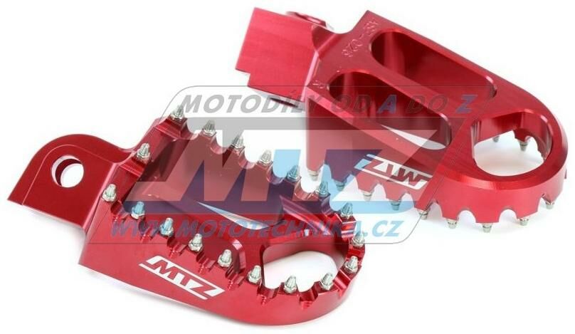 Obrázek produktu Stupačky Racing Alu - Gas-Gas EC125+EC200+EC250+EC300 / 18-20 + XC200+XC250+XC300 - červené ZE931814GAS