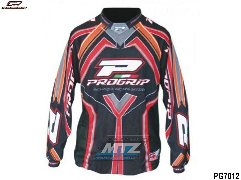 Obrázek produktu Dres motokros PROGRIP 7012 TOP BLACK - velikost M PG7012-TB-M