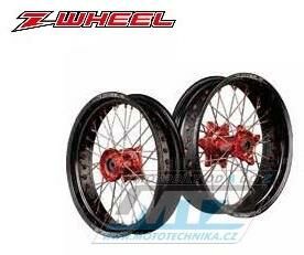 Obrázek produktu Kolo kompletní přední 3,50x17&quot; (červený náboj / černý ráfek) - Honda XR400R / 96-04 + XR250R / 03-07 + CRM250R / 91-99 ZWW2711531