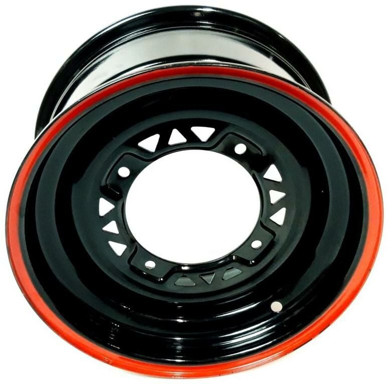 Obrázek produktu R/B 20809b WHEEL FRONT（IRON AND BLACK WITH RED LINE） of ATV300-D T3b 20809R