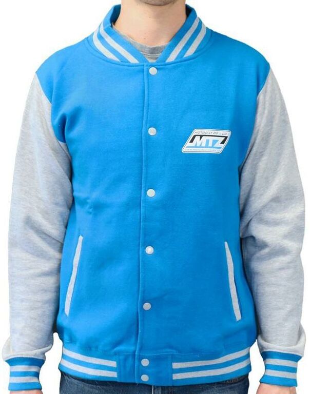 Obrázek produktu Mikina/Bunda MTZ zapínací s potiskem (barva Sapphire Blue/Grey) - velikost L MTZBUNDA-L