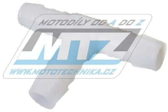 Obrázek produktu Spojka hadicová plastová - rozdvojka T - rozměry 6x6x6 14-KONTS666