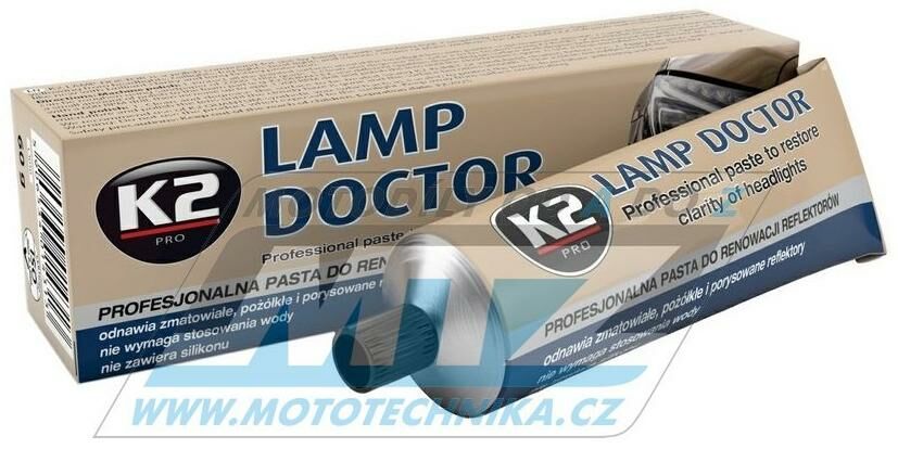 Obrázek produktu Pasta pro renovaci světlometů K2 Lamp Doctor (obsah 60g) K2L3050