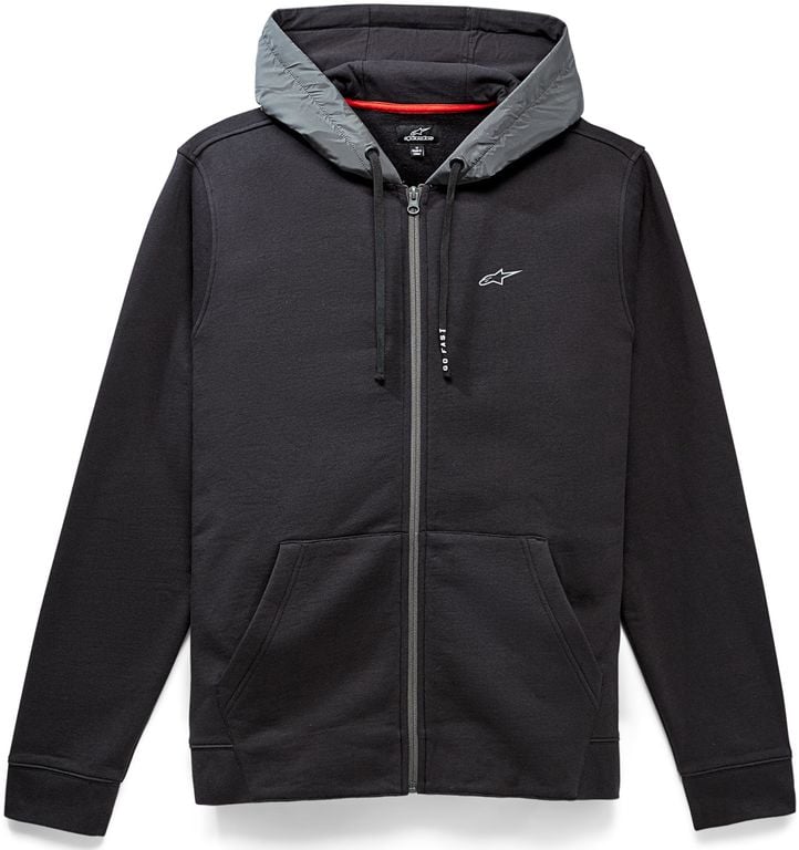 Obrázek produktu ALPINESTARS (CASUALS) HOOD ZIP ROBUST ČERNÝ (1230-53150-10XL) 1230-53150-10XL