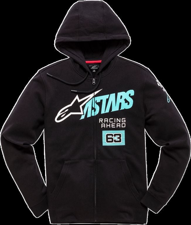 Obrázek produktu ALPINESTARS (CASUALS) HOODIE TITLE ZIP BK (1210-51300-10XL) 1210-51300-10XL