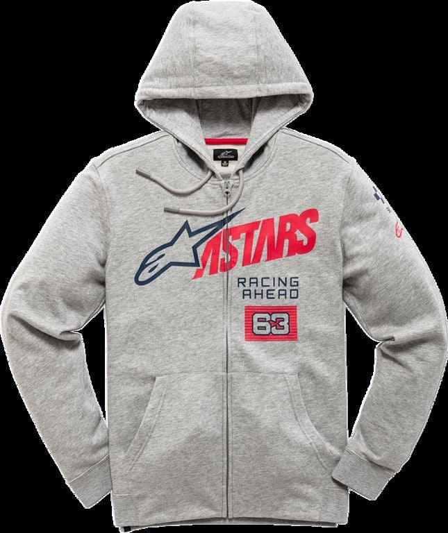 Obrázek produktu ALPINESTARS (CASUALS) HOODIE TITLE ZIP GY M (1210-51300-1026M) 1210-51300-1026M