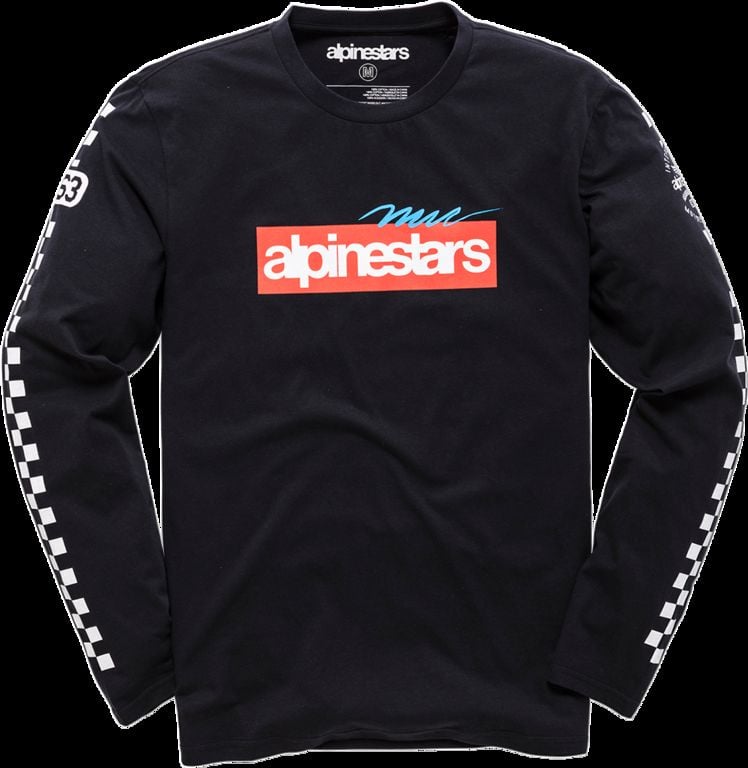 Obrázek produktu ALPINESTARS (CASUALS) TRIČKO AGAIN PREM L/S BK (1210-71000-10XL) 1210-71000-10XL