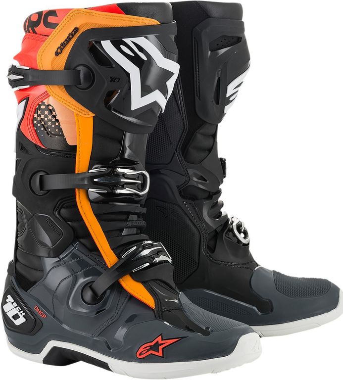 Obrázek produktu ALPINESTARS(MX) BOTY TECH 10 BK/GY/OR (2010020-1143-11) 2010020-1143-11