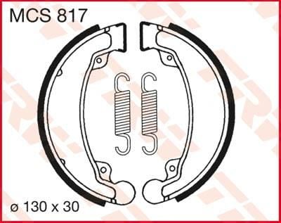 Obrázek produktu BRZDOVÉ ČELISTI TRW MCS817 MCS817