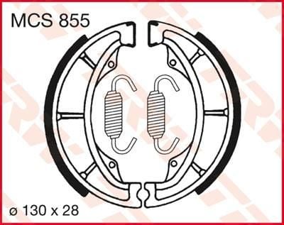 Obrázek produktu BRZDOVÉ ČELISTI TRW MCS855 MCS855