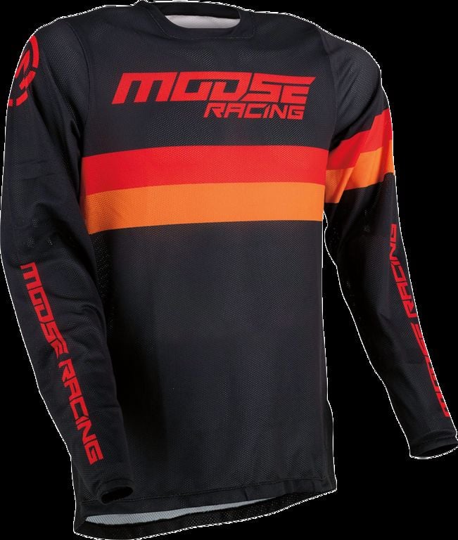 Obrázek produktu MOOSE RACING SOFT-GOODS JRSY SAHARA BK/OR/RD (2910-6342) 2910-6342