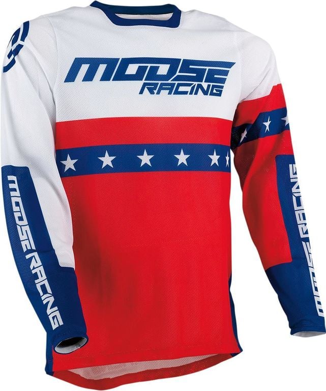 Obrázek produktu MOOSE RACING SOFT-GOODS JRSY SAHARA RD/WH/BL SM (2910-6333) 2910-6333