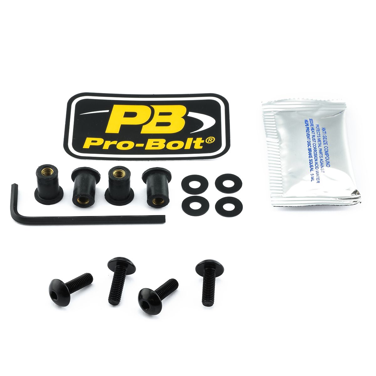 Obrázek produktu SCR KIT SCREEN 4 BLK SK4BK