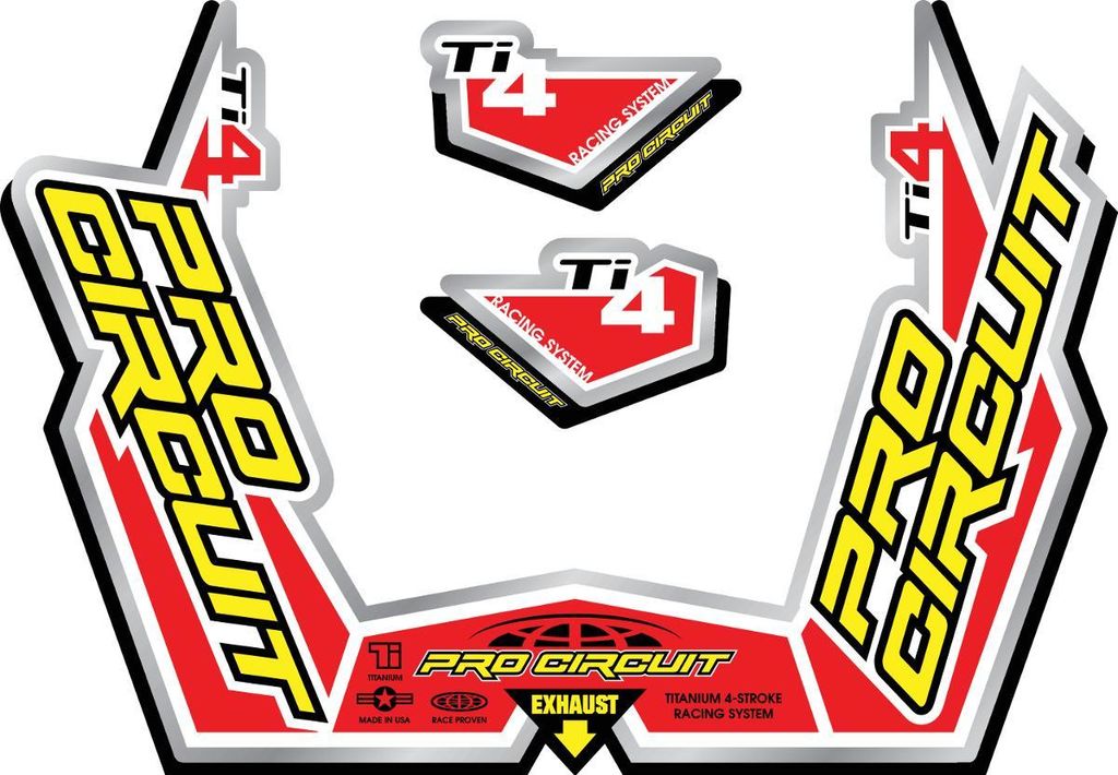 Obrázek produktu NÁLEPKA NA VÝFUK KT TI4-GP DC09TI4GP