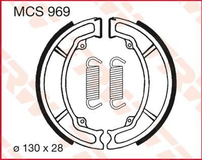 Obrázek produktu BRZDOVÉ ČELISTI STANDARD MCS969