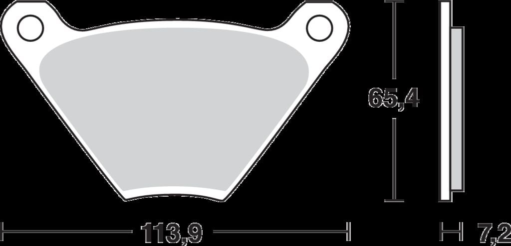 Obrázek produktu BRZDOVÉ DESTIČKY TRW MCB97 MCB97