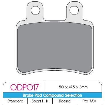 Obrázek produktu DP BRAKES BRZDY PAD PEUG (ODP017) ODP017