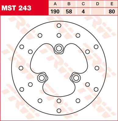 Obrázek produktu ROTOR TRW MST243 MST243