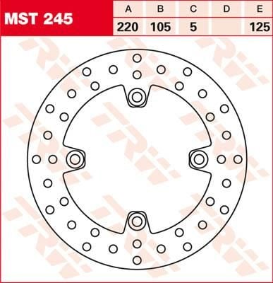 Obrázek produktu ROTOR TRW MST245 MST245