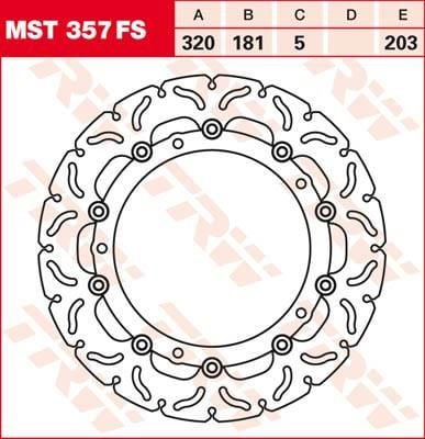 Obrázek produktu ROTOR TRW MST357FS MST357FS