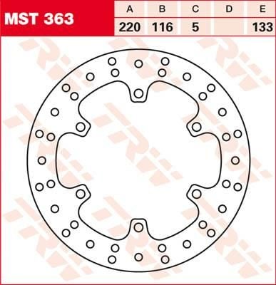 Obrázek produktu ROTOR TRW MST363 MST363