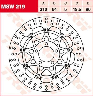 Obrázek produktu ROTOR TRW MSW219 MSW219