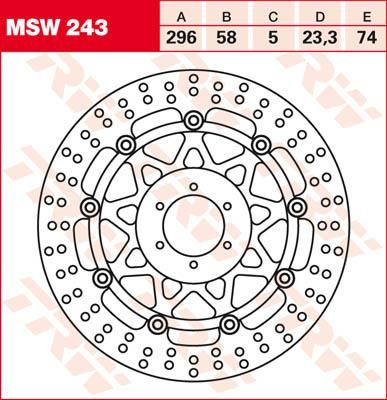 Obrázek produktu ROTOR TRW MSW243 MSW243