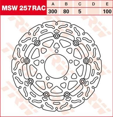 Obrázek produktu ROTOR TRW MSW257RAC MSW257RAC