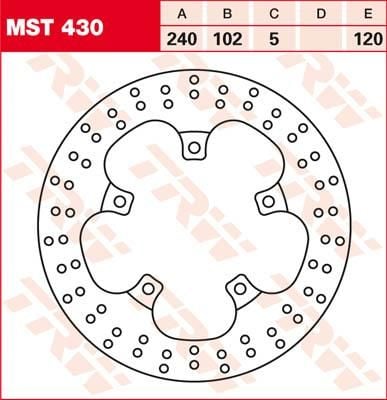 Obrázek produktu OPRAVA BRZDOVÉHO ROTORU KULATÝ L/R MST430