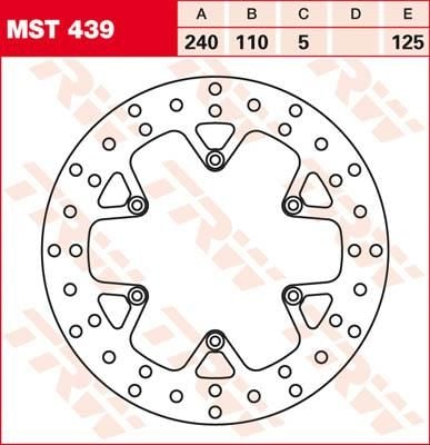 Obrázek produktu OPRAVA BRZDOVÉHO ROTORU KULATÝ L/R MST439