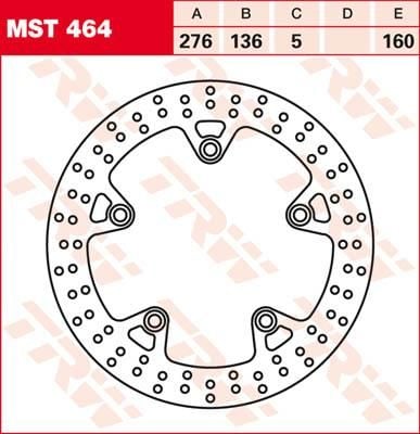 Obrázek produktu OPRAVA BRZDOVÉHO ROTORU KULATÝ L/R MST464