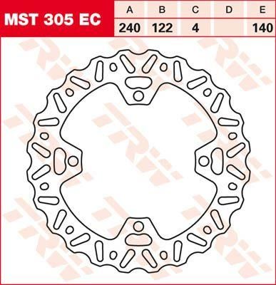 Obrázek produktu BRZDOVÝ ROTOR FIX WAVE L/R MST305EC