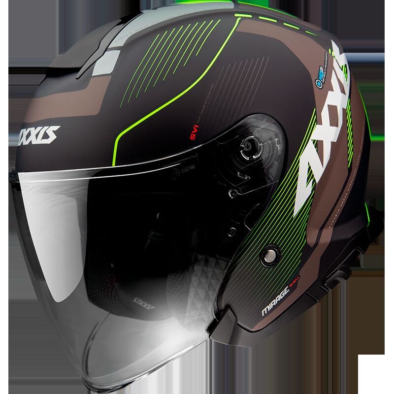 Obrázek produktu Otevřená helma AXXIS MIRAGE SV ABS village b3 matná fluor žlutá L 41207401336
