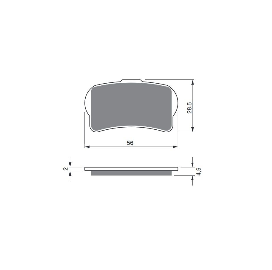 Obrázek produktu Brzdové destičky GOLDFREN S33 OFF-ROAD FRONT
