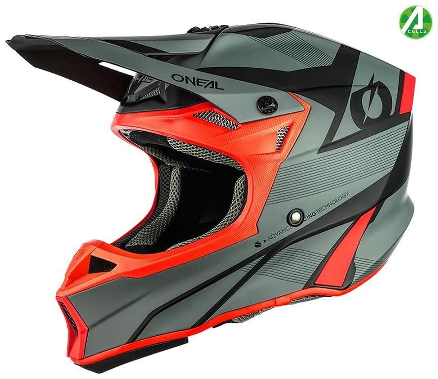 Obrázek produktu Přilba O´Neal 10Series COMPACT V.22 šedá/červená 0630-346