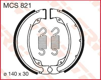 Obrázek produktu BRZDOVÉ ČELISTI TRW MCS821 MCS821