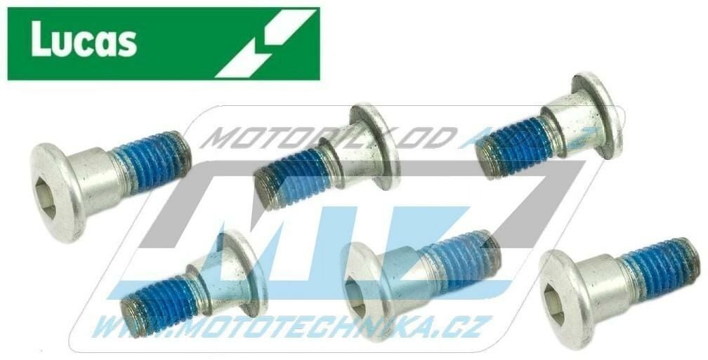 Obrázek produktu Šrouby brzdového kotouče M8x21 (sada 6ks) - Suzuki VL800 Intruder / 05-17+GSX1300 B-King / 07-10 + GSX-R1300 Hayabusa / 08-17 LUMSS114-6