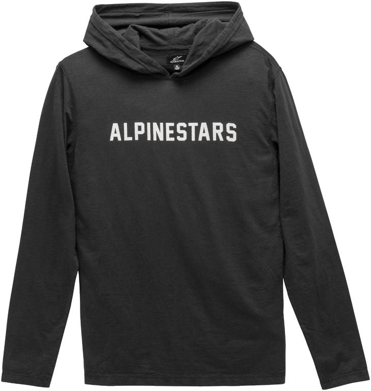 Obrázek produktu ALPINESTARS (CASUALS) TRIČKO LEGIT HOODIE ČERNÝ (1211-74000-10XL) 1211-74000-10XL