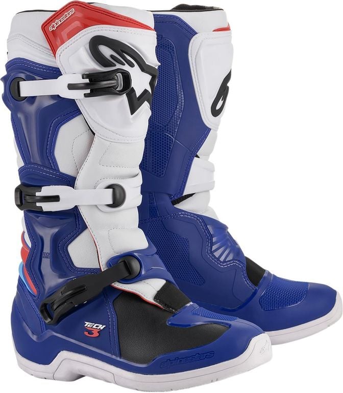 Obrázek produktu ALPINESTARS(MX) BOTY TECH3 BL/WT/RD (2013018-723-8) 2013018-723-8