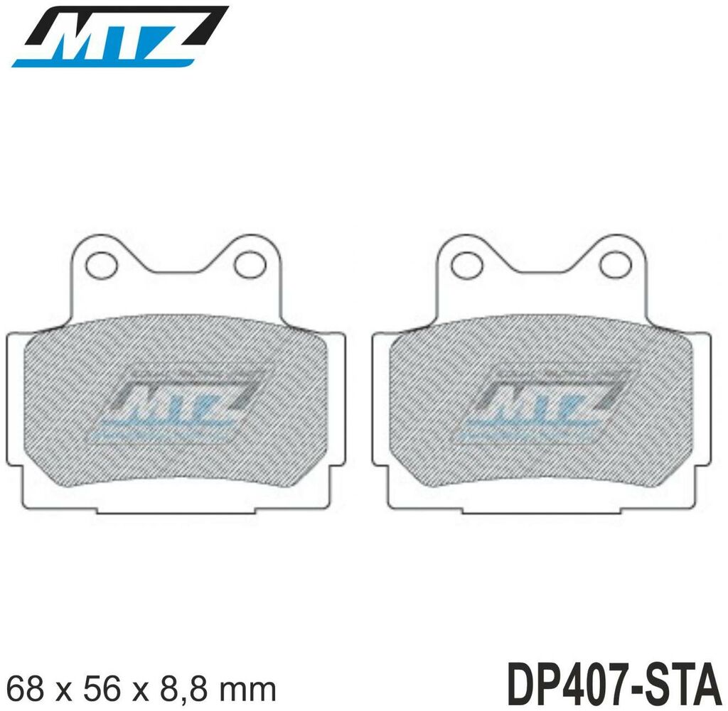 Obrázek produktu Destičky brzdové DP407-STA - směs Standard DP407-STA