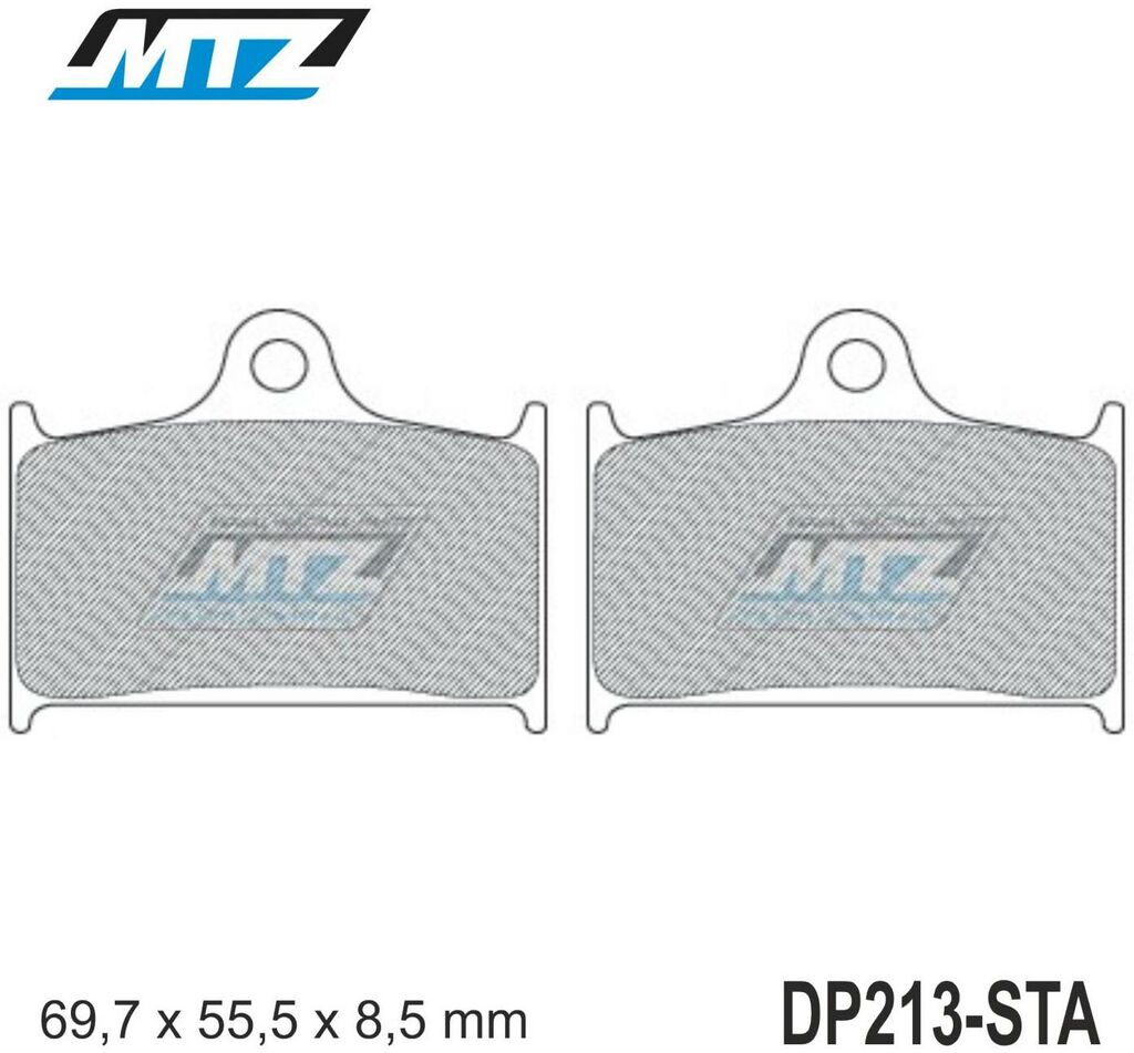 Obrázek produktu Destičky brzdové DP213-STA - směs Standard DP213-STA