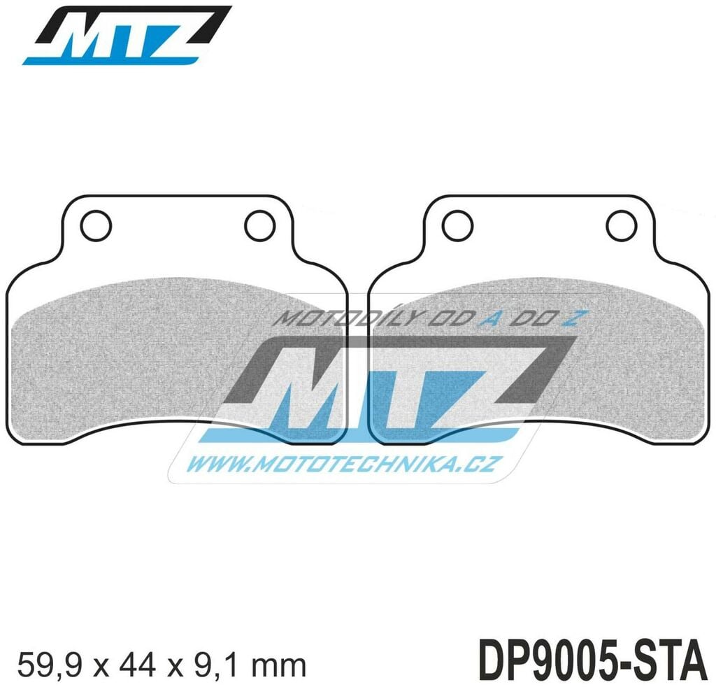 Obrázek produktu Destičky brzdové DP9005-STA - směs Standard DP9005-STA